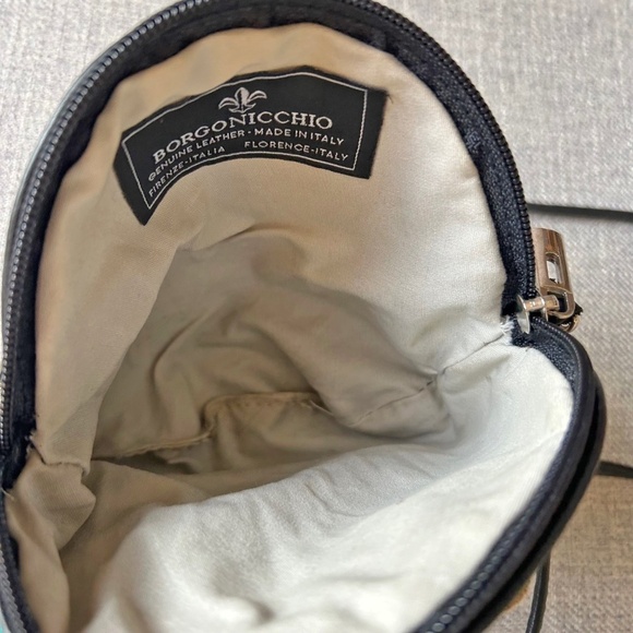 Vintage Vera Pelle Italian Leather 3D floral shoulder bag - Picture 6 of 9